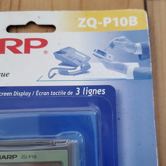 New! Vintage Dream - SHARP ZQ-P10B Electronic Organizer - Picture 3 of 5